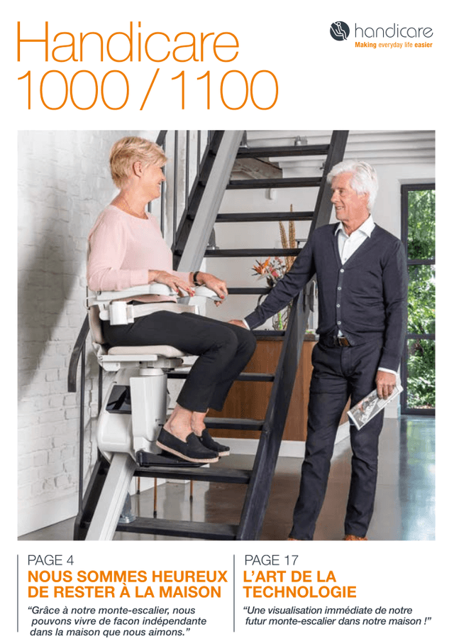 Photo de brochure handicare 1000/1100