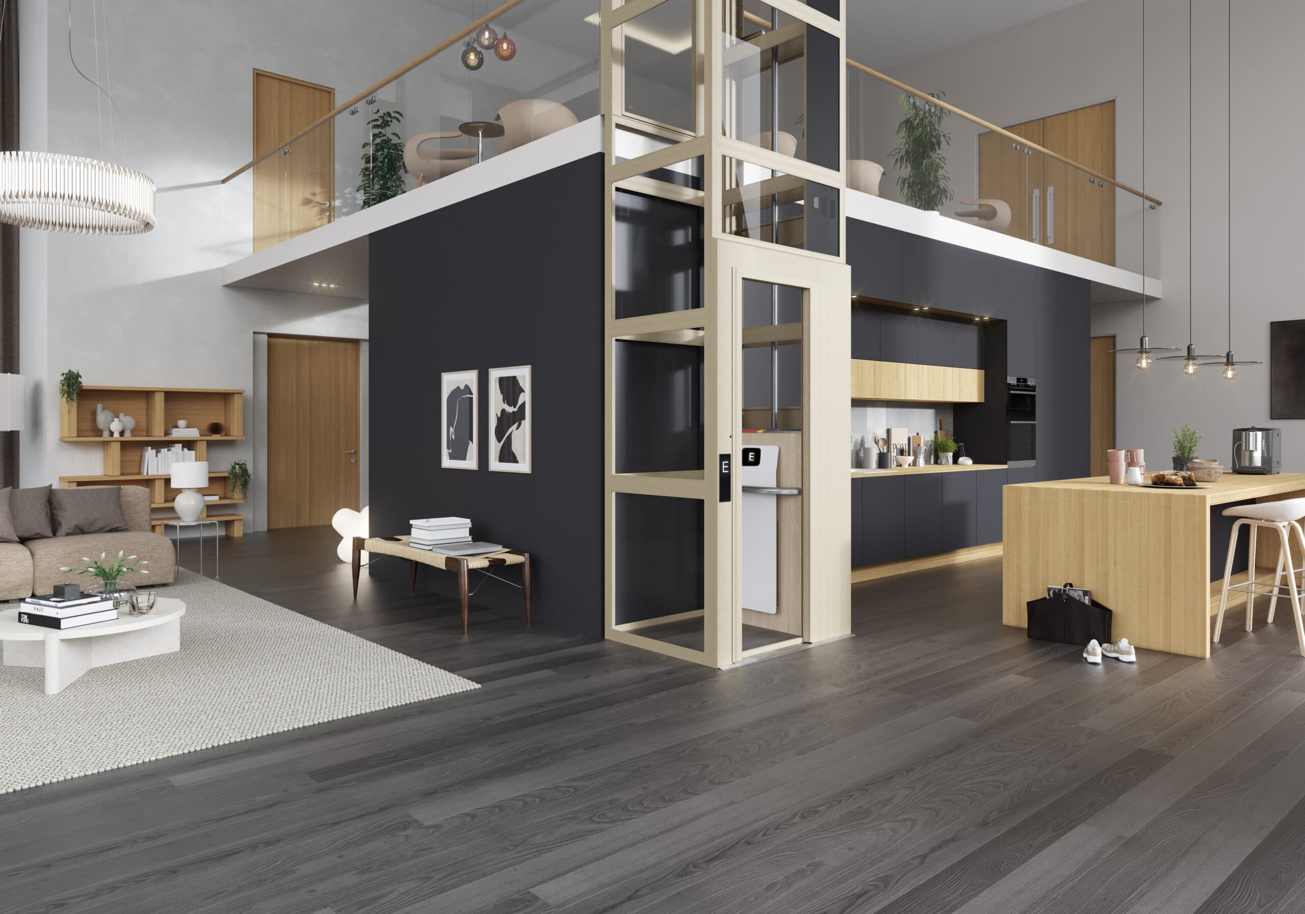 Photo d'illustration d'un ascenseur privatif Cibes Lift